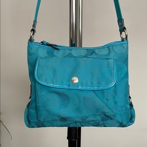 Beautiful Blue Coach Crossbody